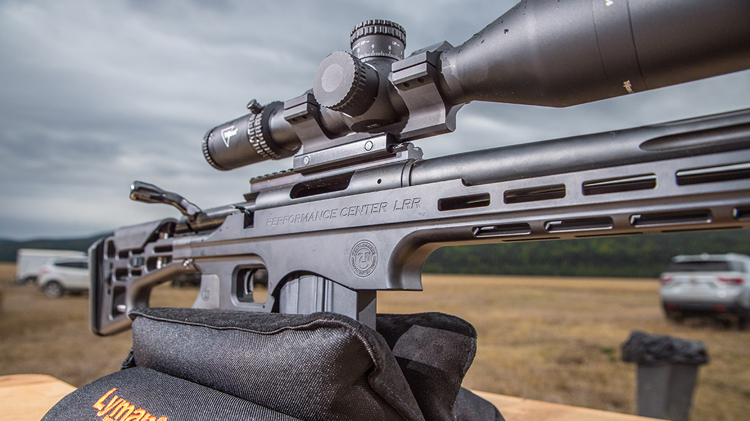 Performance Center T/C LRR precision rifle, 6.5 creedmoor rifle, logo