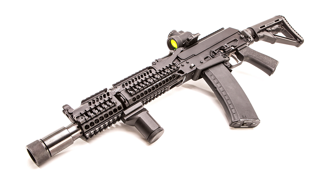 Meridian Defense Project Alpha AK-74 rifle review, Russian, left