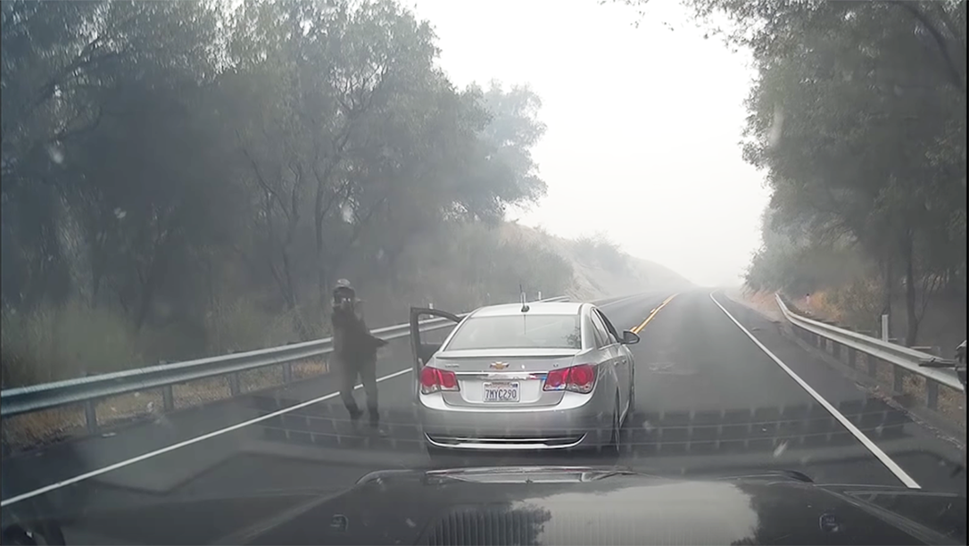 Camp Fire Evacuation Shooter