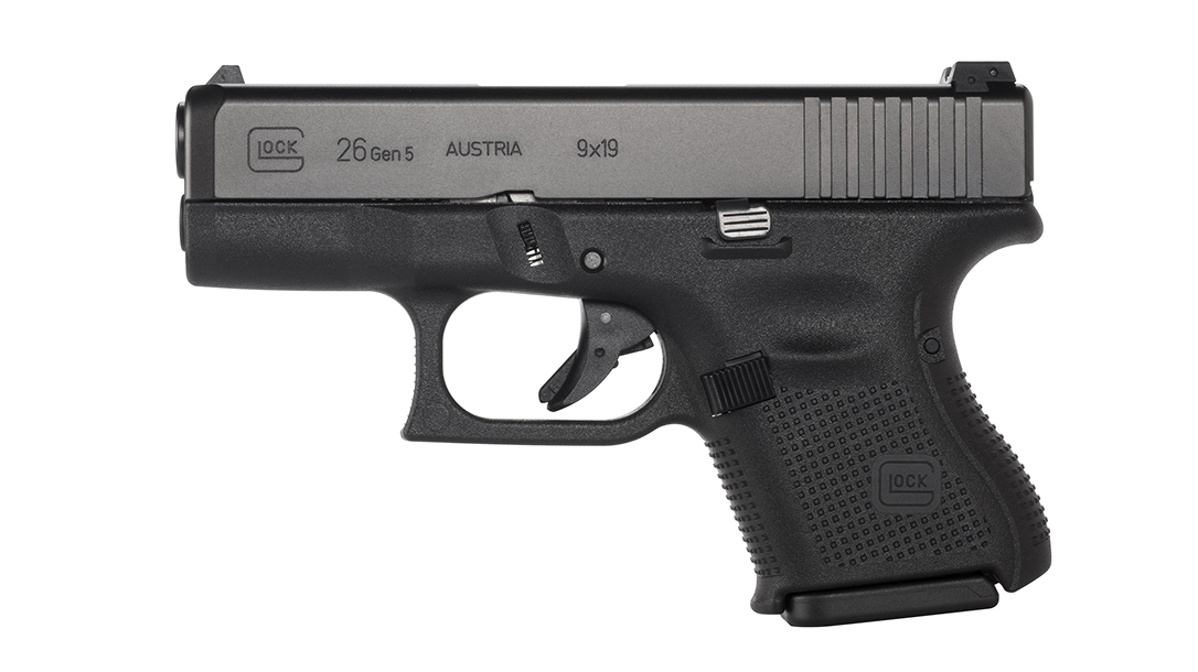 Glock 26 Gen5 review, G26 Gen5 review, left