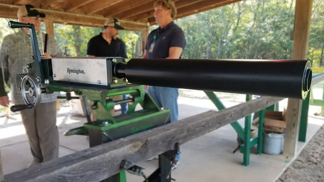 Remington MasterBlaster, 8-gauge, industrial gun, range test