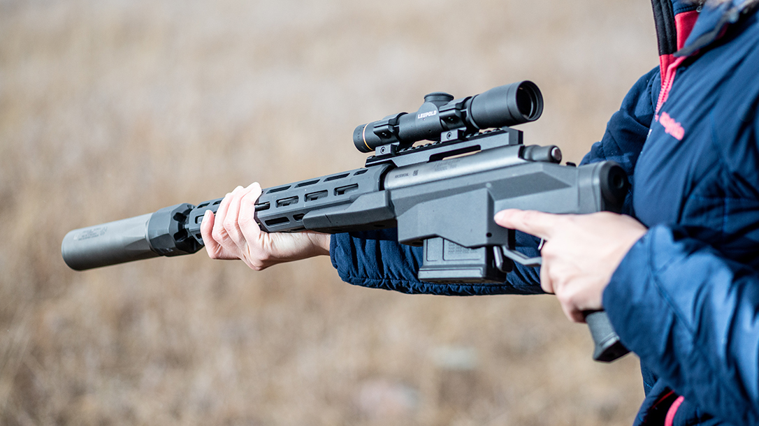 Remington Model 700CP Long-Range Pistol controls