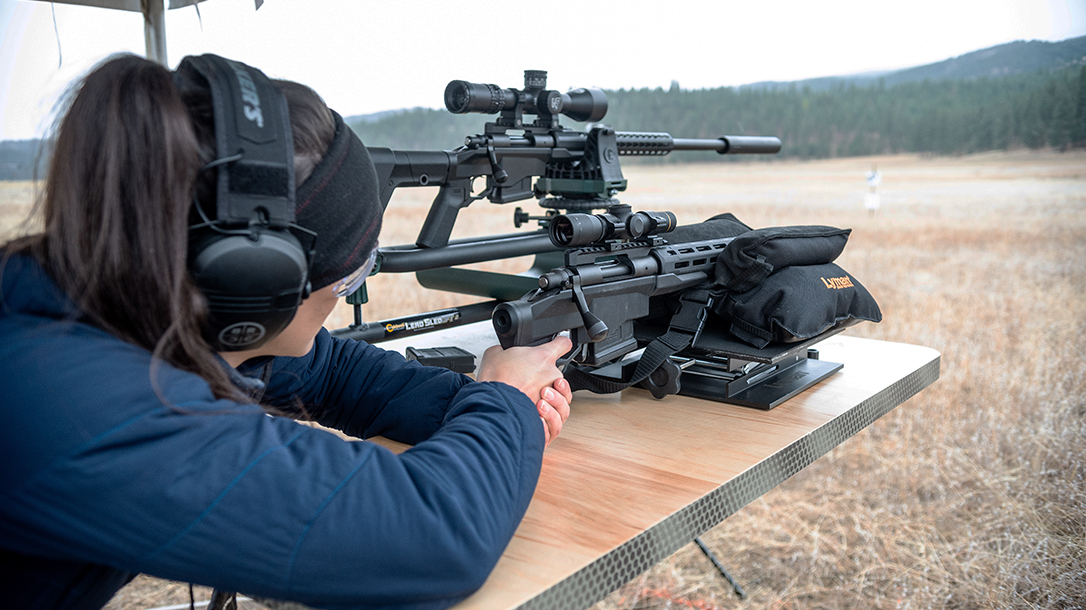 Remington Model 700CP Long-Range Pistol range testing