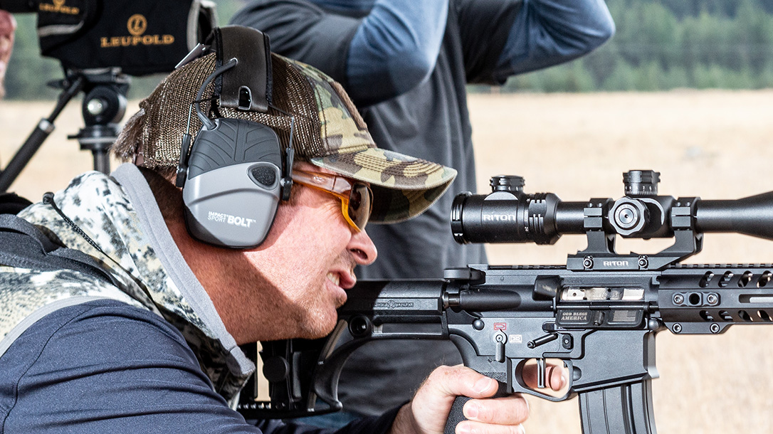 Honeywell Impact Sport Bolt Digital Earmuffs, rifle