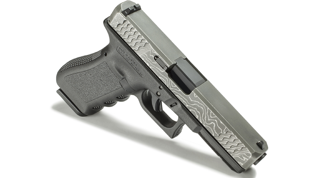 Damascus Steel Slide, G17