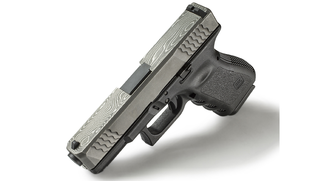 Damascus Steel Slide, top work