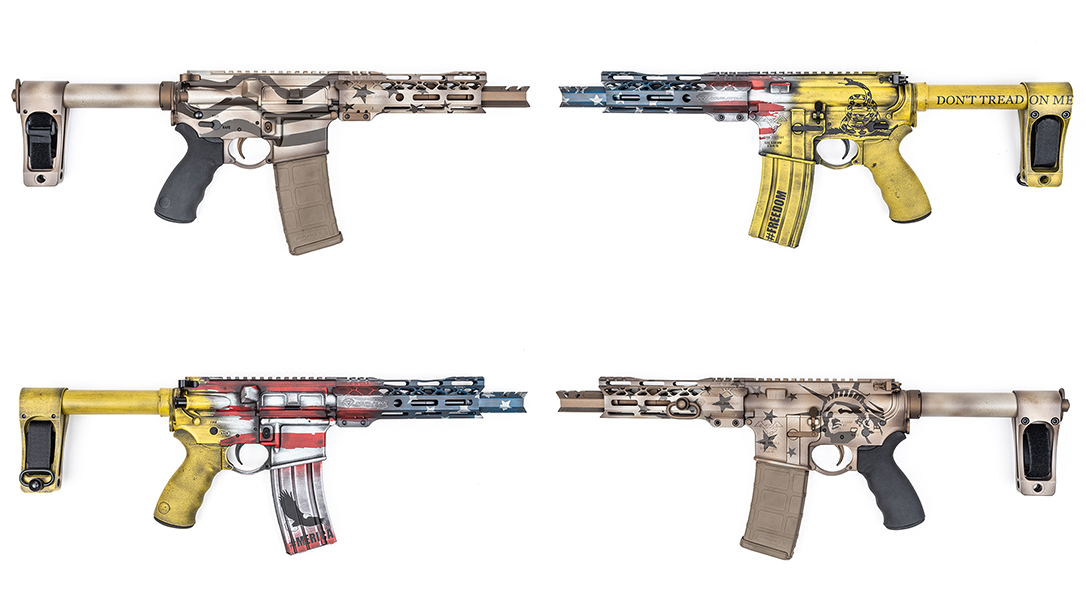 DoubleStar ARP7 Pistols, MAD Custom Coating, Blown Deadline Cerakote, lead