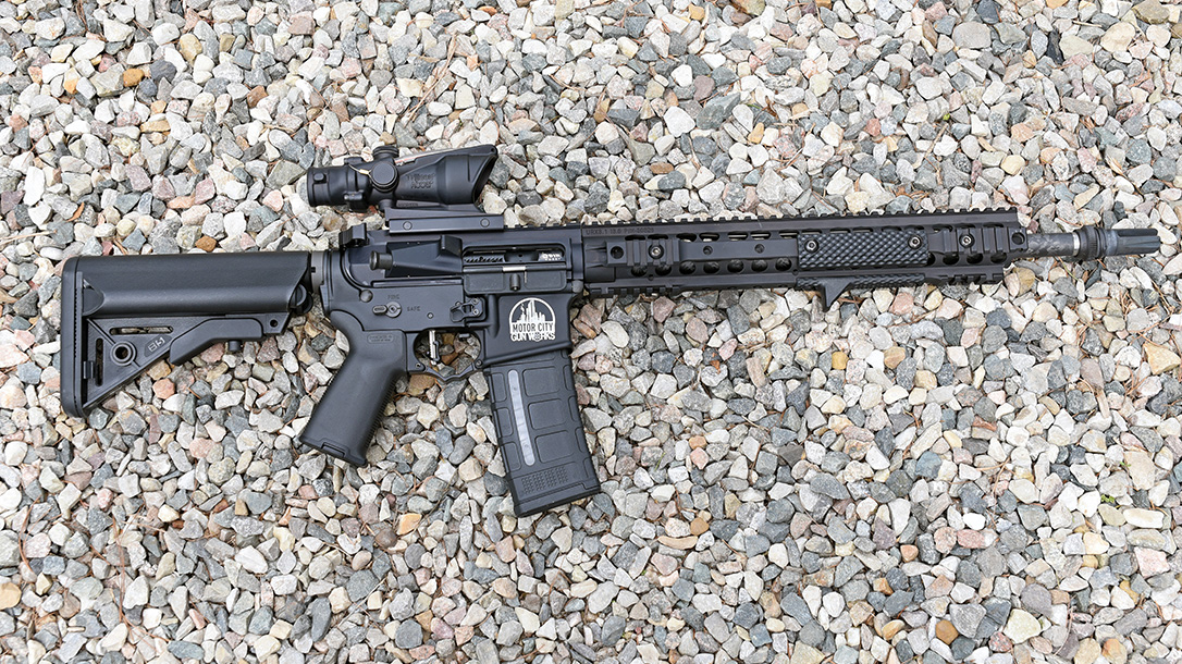 Motor City Gun Works Detroit Edition AR-15, right