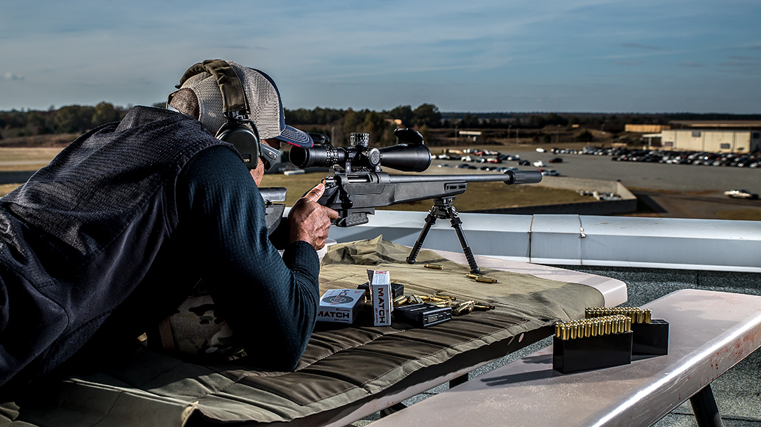 Daniel Defense Delta 5 bolt-action rifle shooting