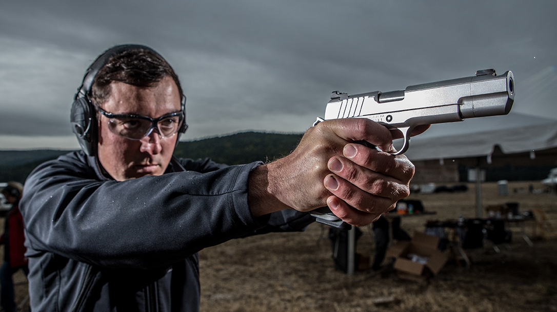 Nighthawk Firehawk 1911 pistol, Nighthawk Custom Firehawk compensator, lead