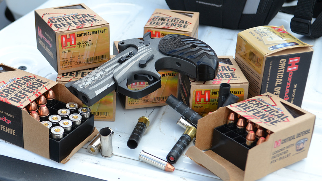 Bond Arms Old Glory, Hornady ammo