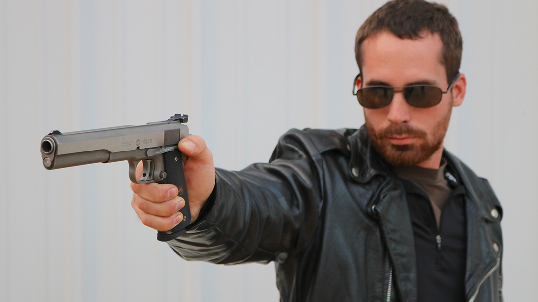 Guns of the Terminator, The Terminator guns, AMT Longslide 1911 pistol