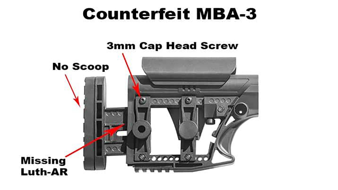 Fake Luth-AR Buttstocks