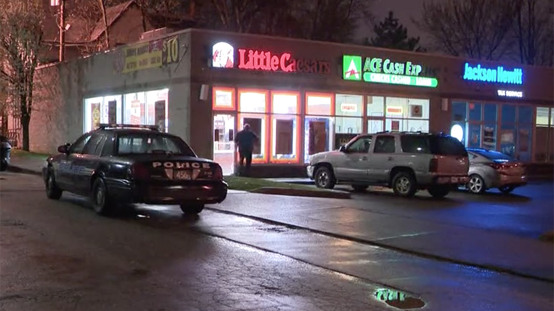 Cleveland Pizza Employee Exchanges Fire With Robbers
