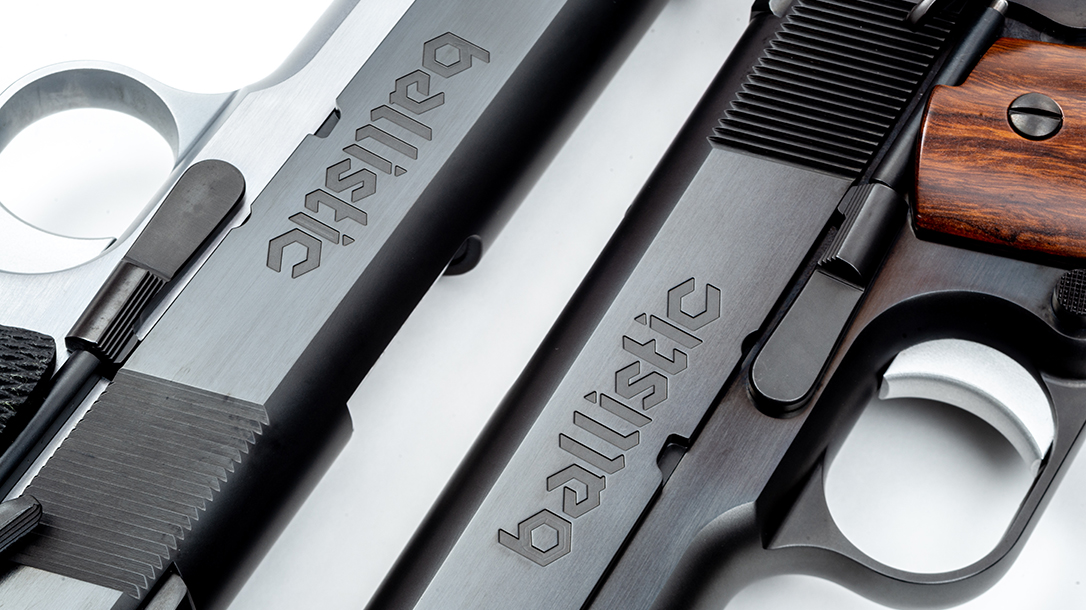 Alchemy Custom Weaponry, Alchemy Custom 1911, Ballistic logo