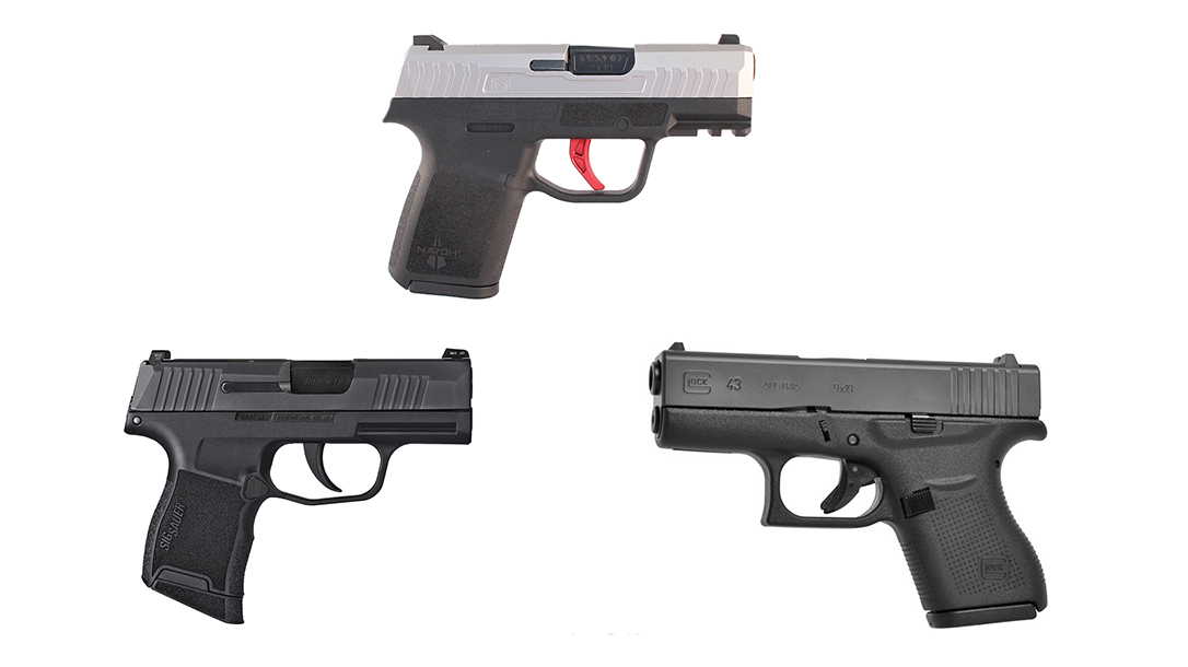 Naroh Arms N1 Pistol, SIG P365, Glock 43, Subcompact pistols