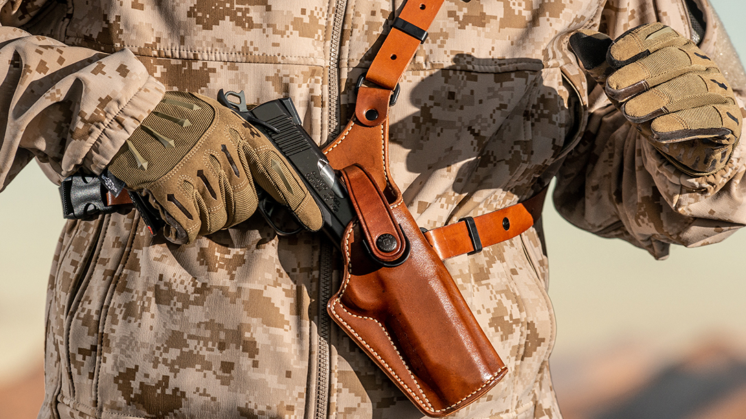 Chest Holster Options, holsters, Galco Gunleather