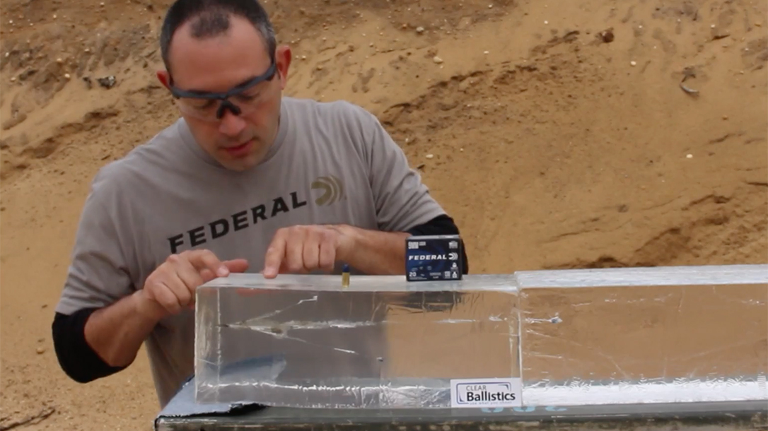 Federal Syntech Defense ammo, Federal Syntech Defense gel test