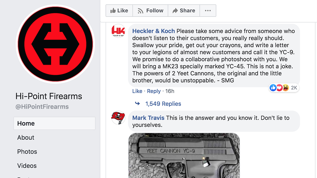 HK Savage Roast, Hi-Point