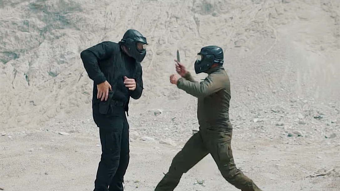 Knife vs Gun, UF PRO