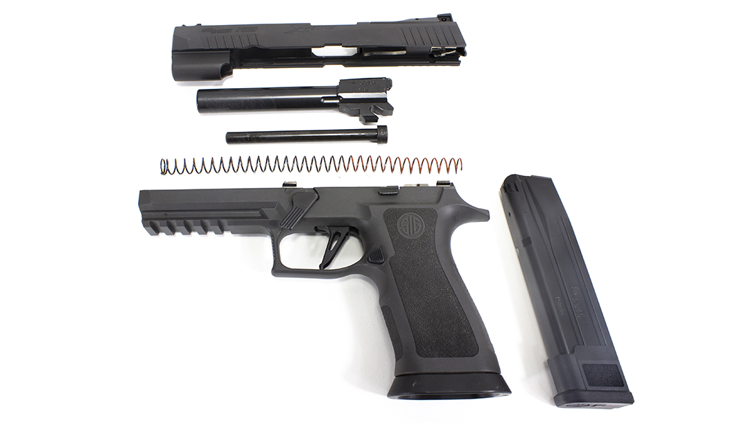 The SIG P320 X5 Legion Pistol apart