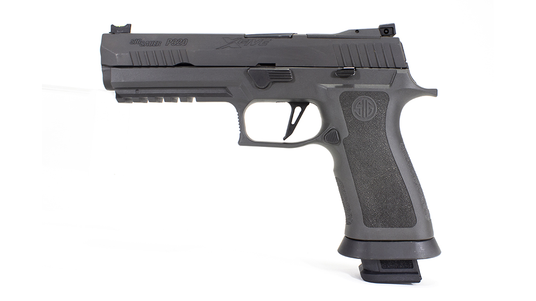 The SIG P320 X5 Legion Pistol left