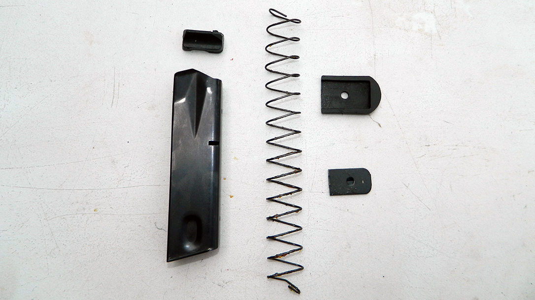 One cause of defective magazines is a bad spring