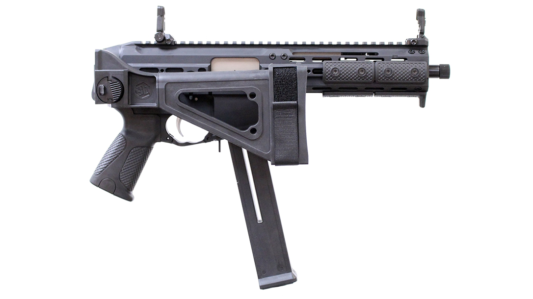 Sub machine gun, LWRCI, Folded