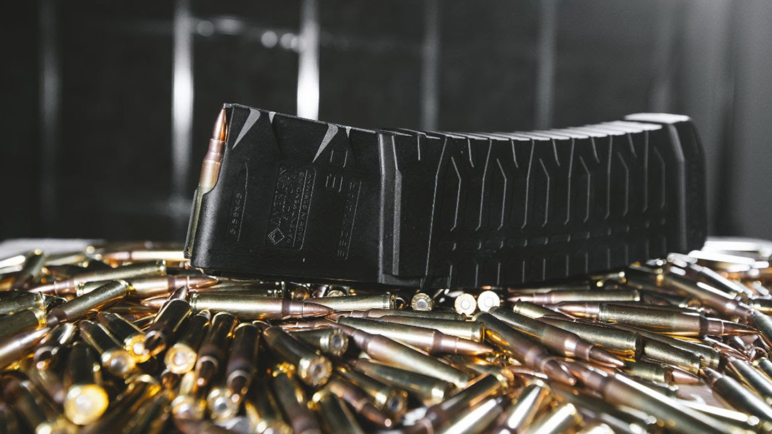 60-round Polymer Stick Magazine, ammunition