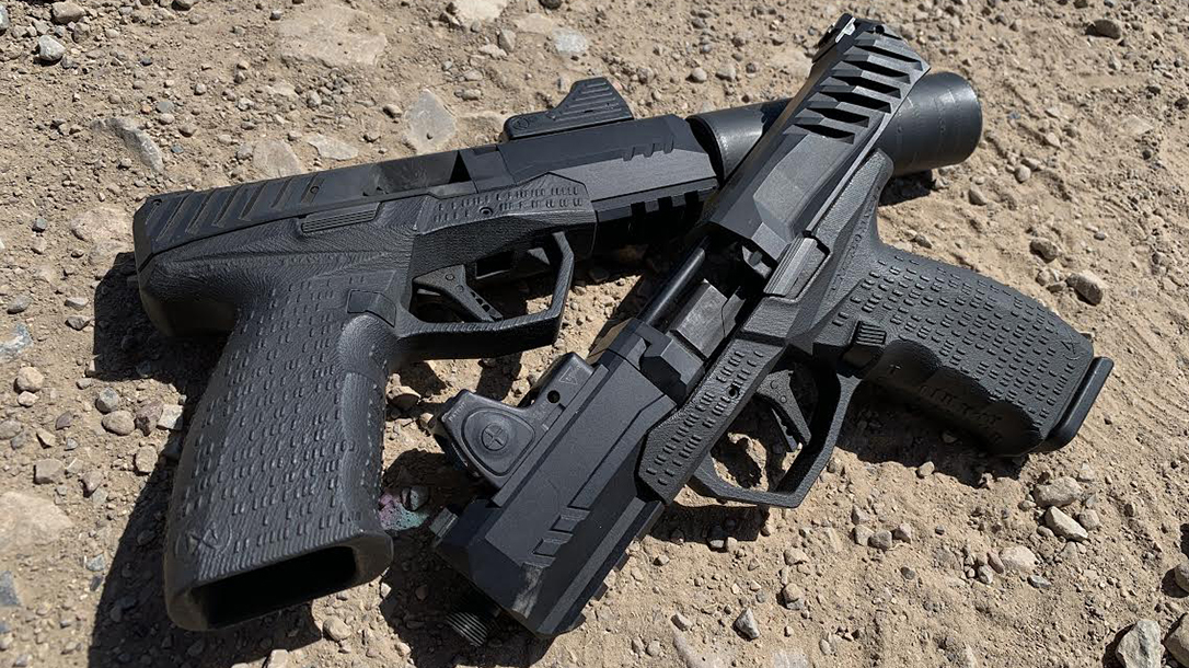 SilencerCo Non-NFA Maxim 9 pistol, duo