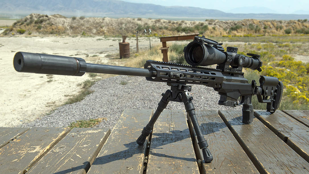 Tikka T3x TAC A1 left side view.