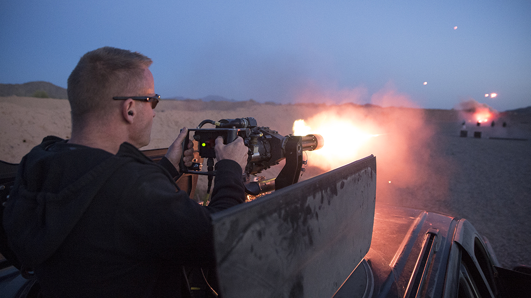 MGM Targets, Target Testing, M249, Dillon M134 Minigun