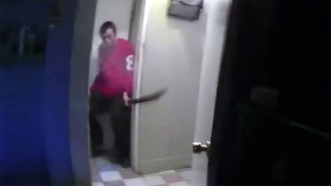 LAPD deploys 40mm, takes down man wielding machete