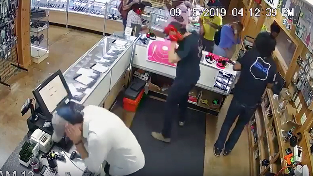 Negligent Dischargent gun store, indoor range.