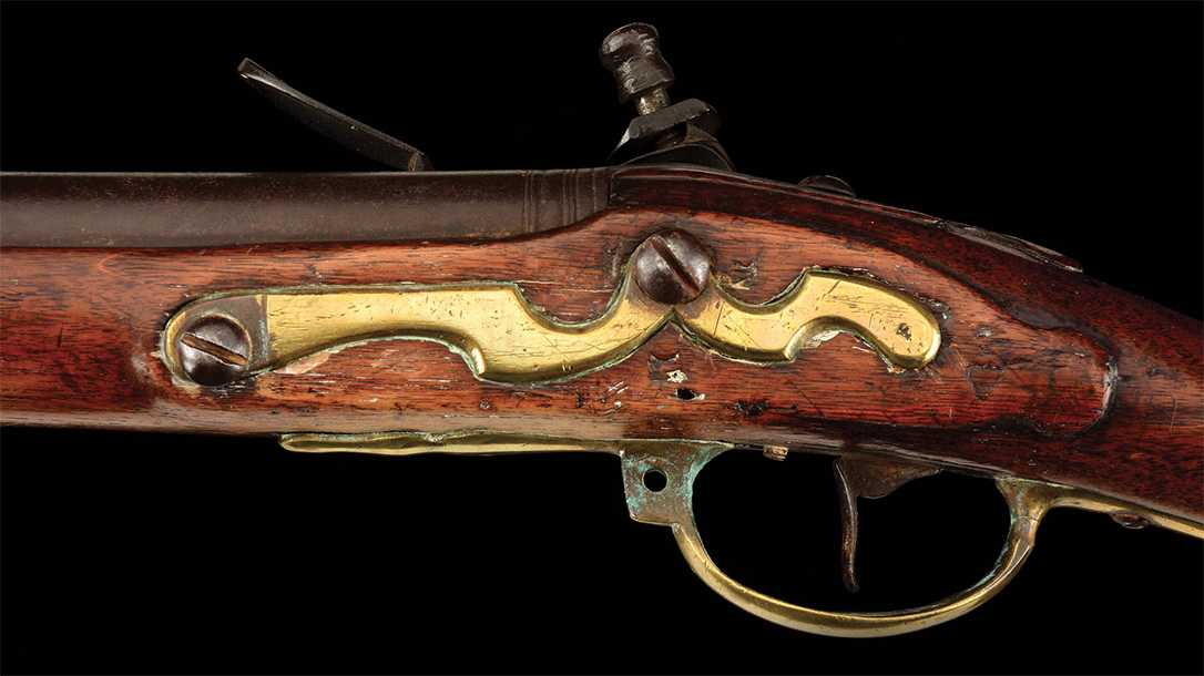 Dutch Flintlock musket, receiver.