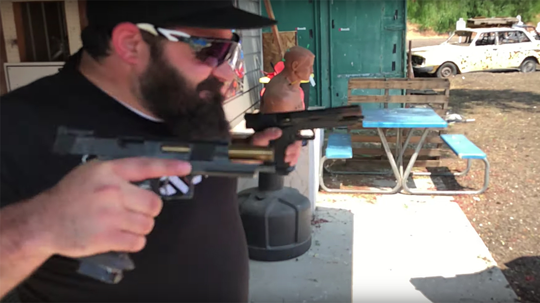 Rick Birdsall, double rack, handgun double rack