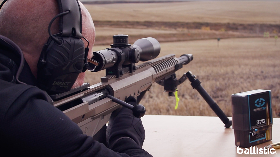 Desert Tech HTI Rifle .375 Cheytac, range test