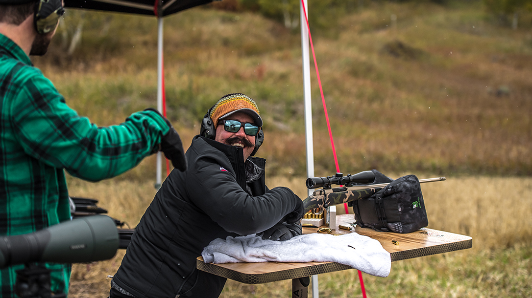 Weatherby Mark V Backcountry rifle, range