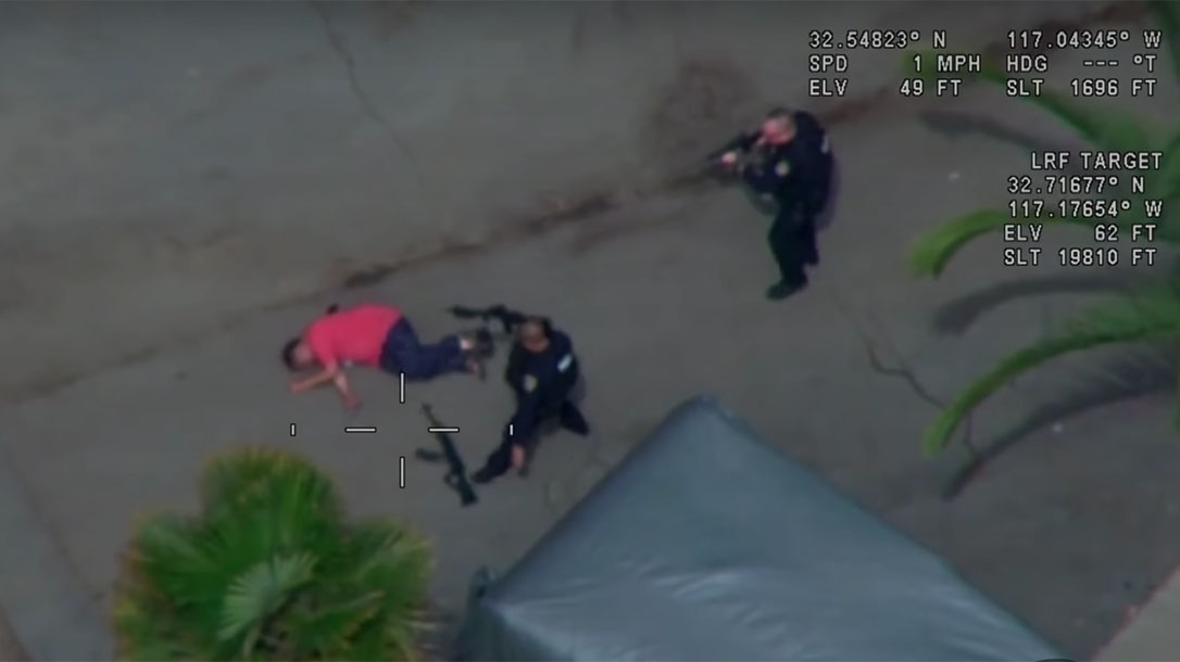 San Diego PD shot and killed a suspect armed with AK-style rifle.