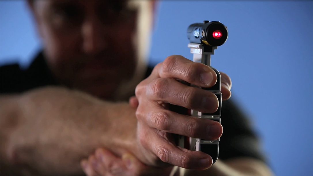 The ProHands Tactical helps build trigger finger strength.