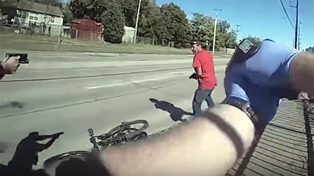 Tulsa Officers shot and killed a man who pulled a gun on them.