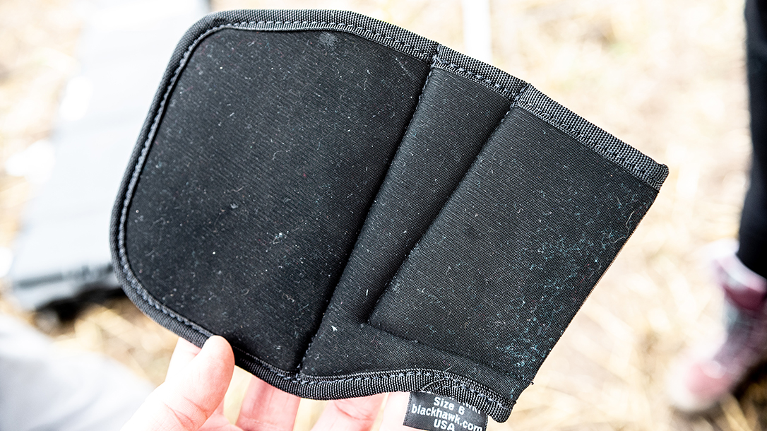 The Blackhawk Junk Drawer holds both a pistol and spare magazine.