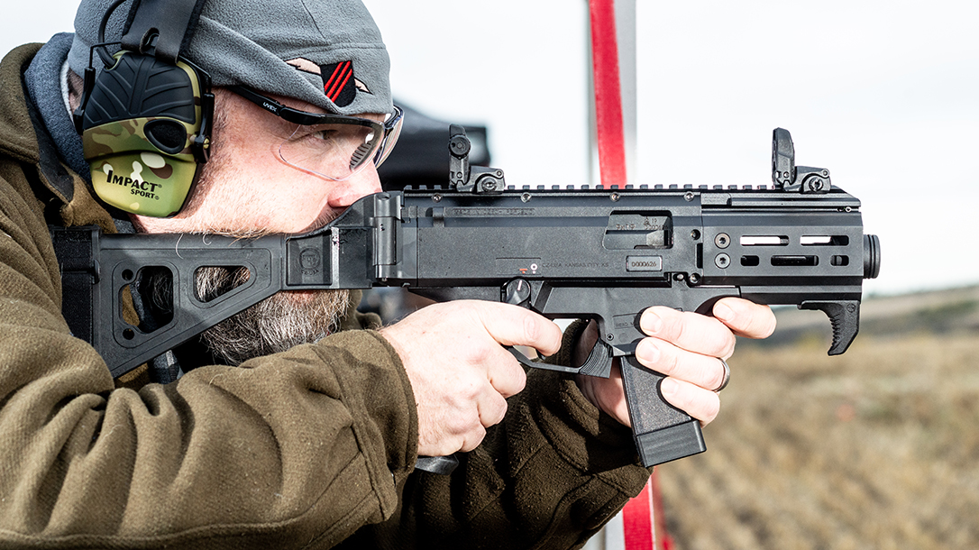 CZ Scorpion Micro Folder, CZ Scorpion Micro Folding Brace, Athlon Outdoors Rendezvous, firing