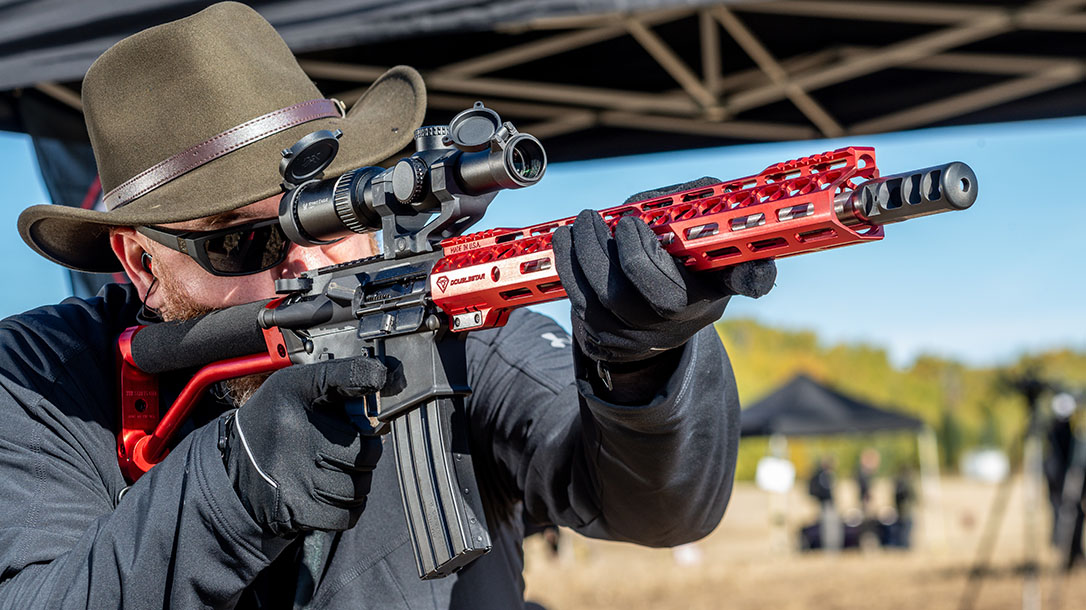 The DoubleStar 3GN proved capable on offhand steel during testing.