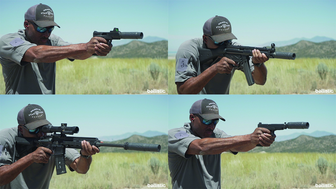 SilencerCo Omega 36M Modular Suppressor, rifle suppressor, pistol suppressor