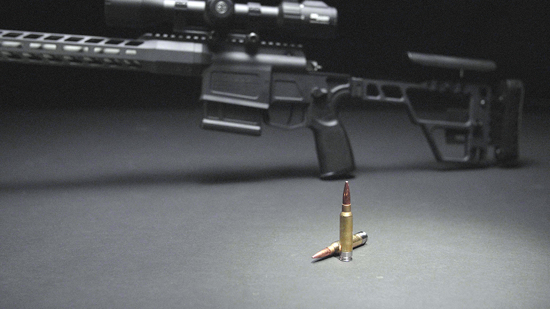 277 SIG Fury SAAMI, Sauer Cross, Ammunition, 135-grain Hybrid Match.