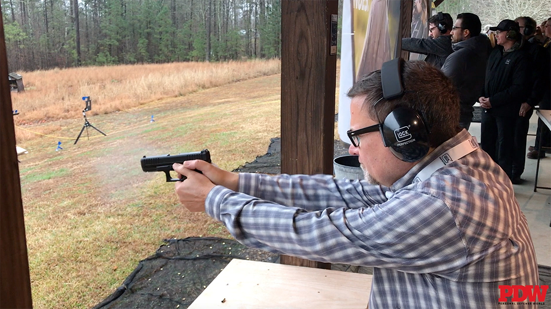 The Glock G44 takes the G19 and scales it down to .22 LR.