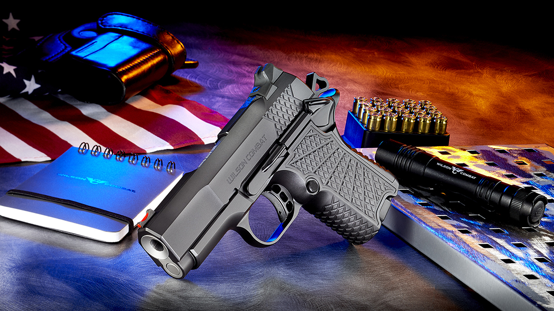 Wilson Combat EDC X9S, The double-stack magazine provides at least 10 rounds of 9mm.