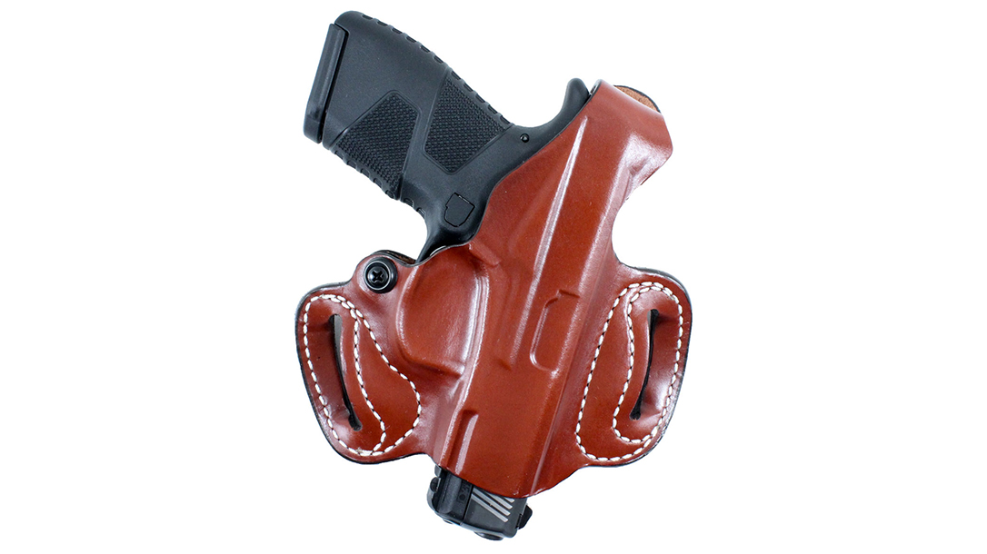 Following up on the successful MC1sc, Mossberg released a compact pistol, and DeSantis responded with 14 Mossberg MC2c fits for concealed carry.