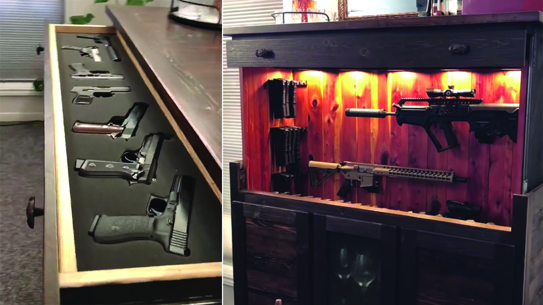 Alexa Controlled Gun Vault, hey alexa